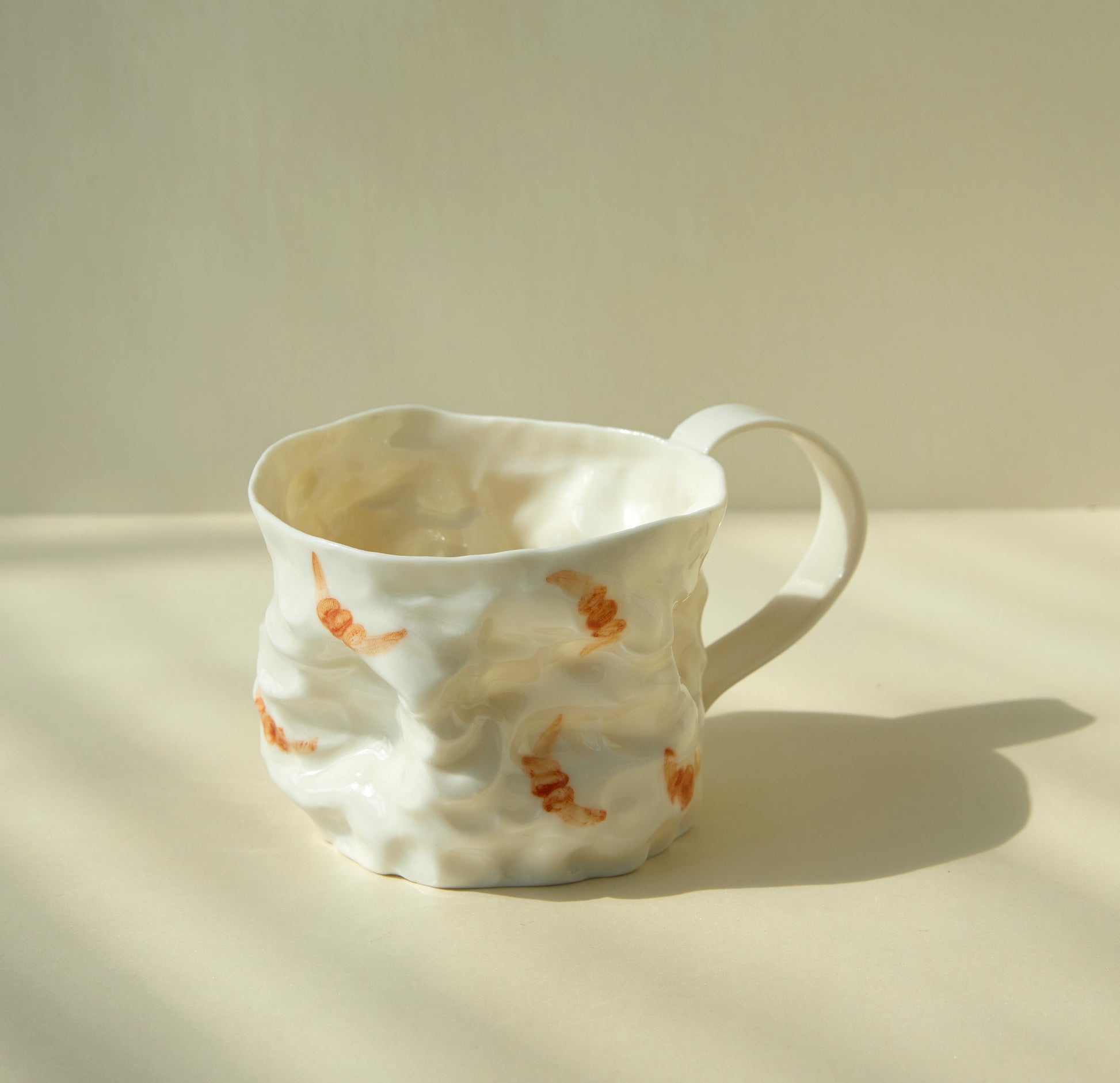 Krøllet Croissant Kop