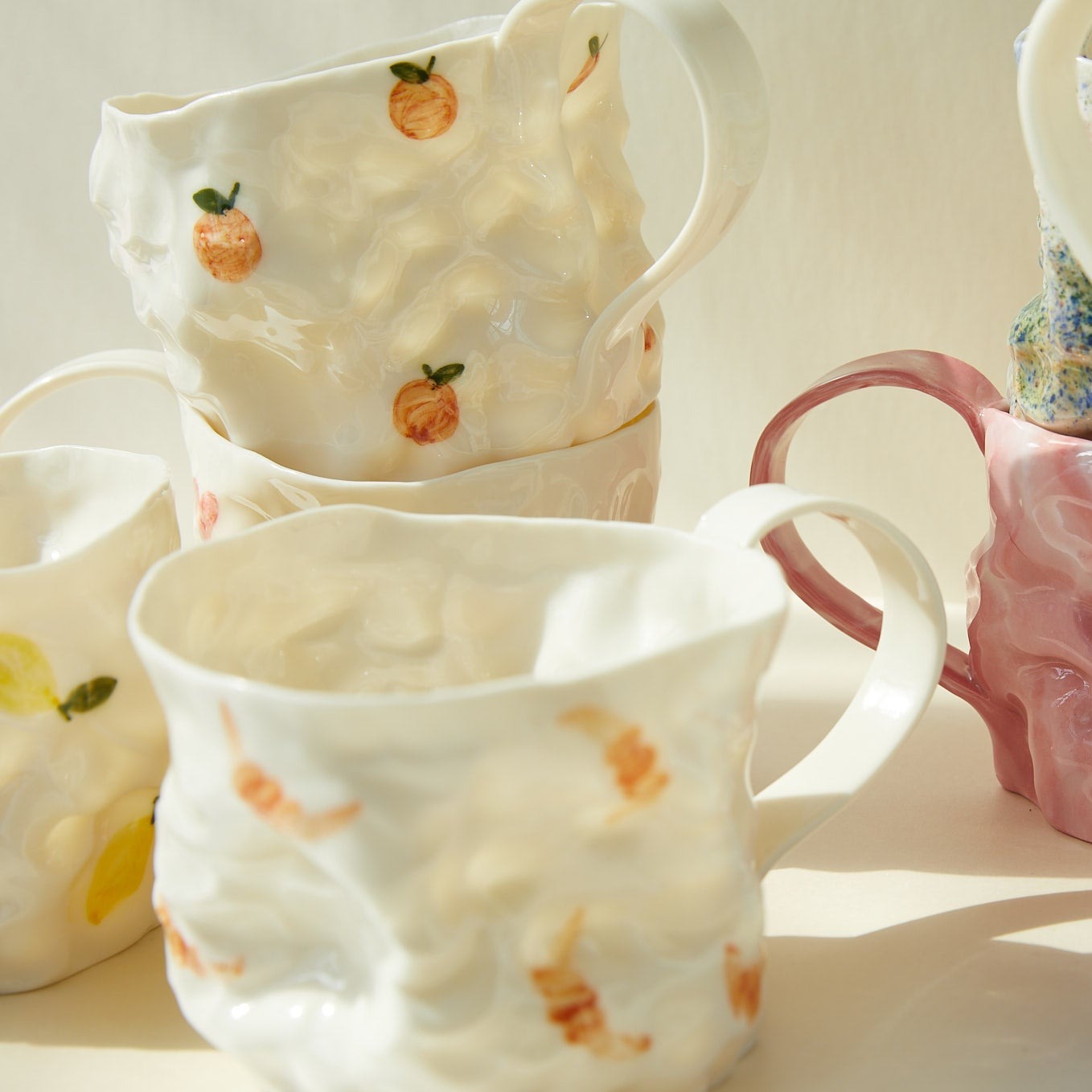 Krøllet Appelsin Kop