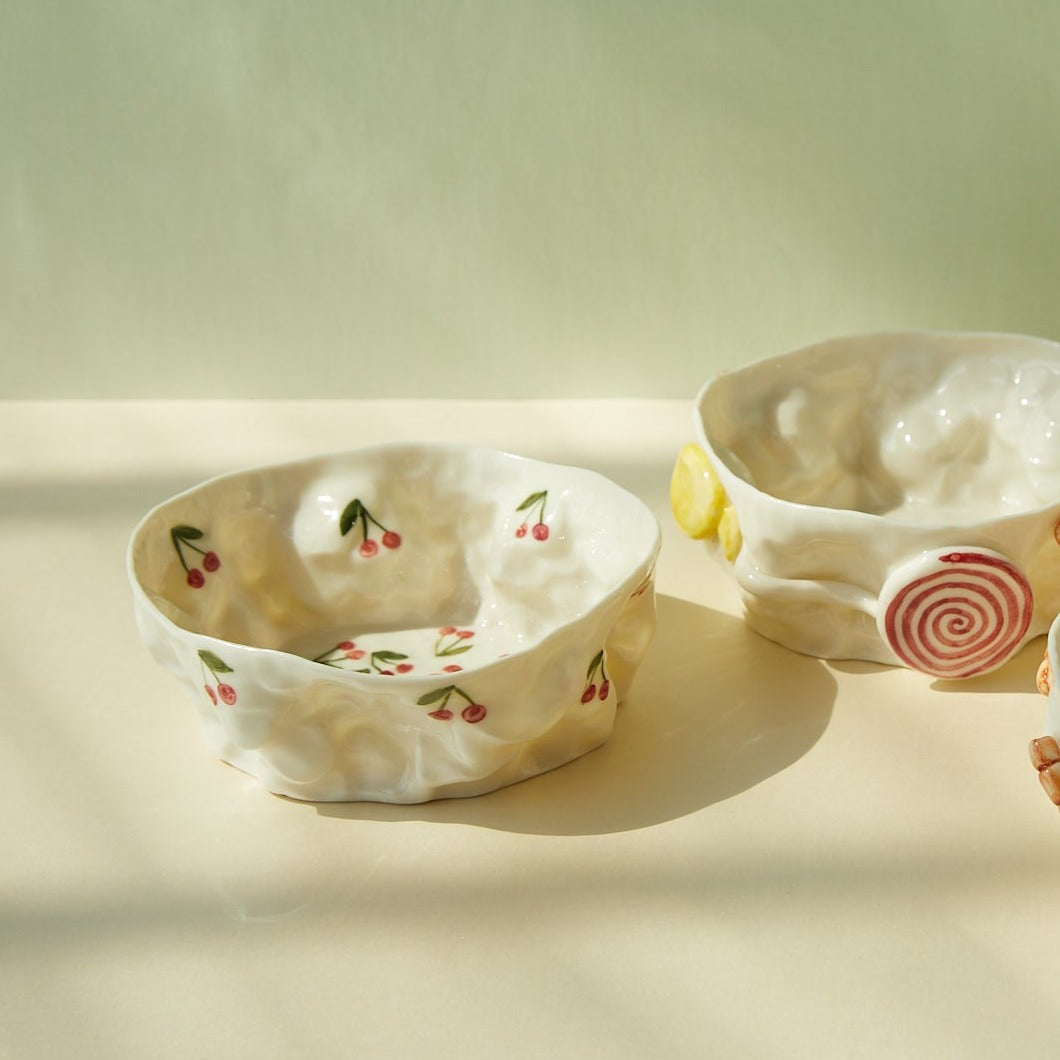 Krøllet Kirsebær Skål